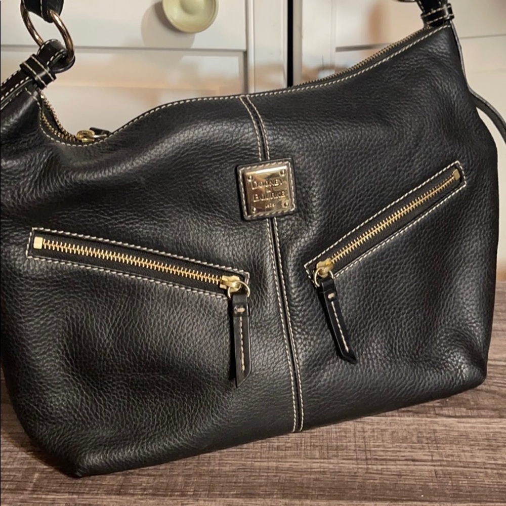 Black leather Dooney & Bourne Purse